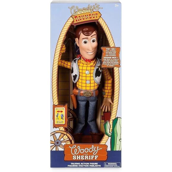 Disney Pixar Toy Story Sheriff Woody Talking Action Figure 16" Interactive New - Picture 1 of 4